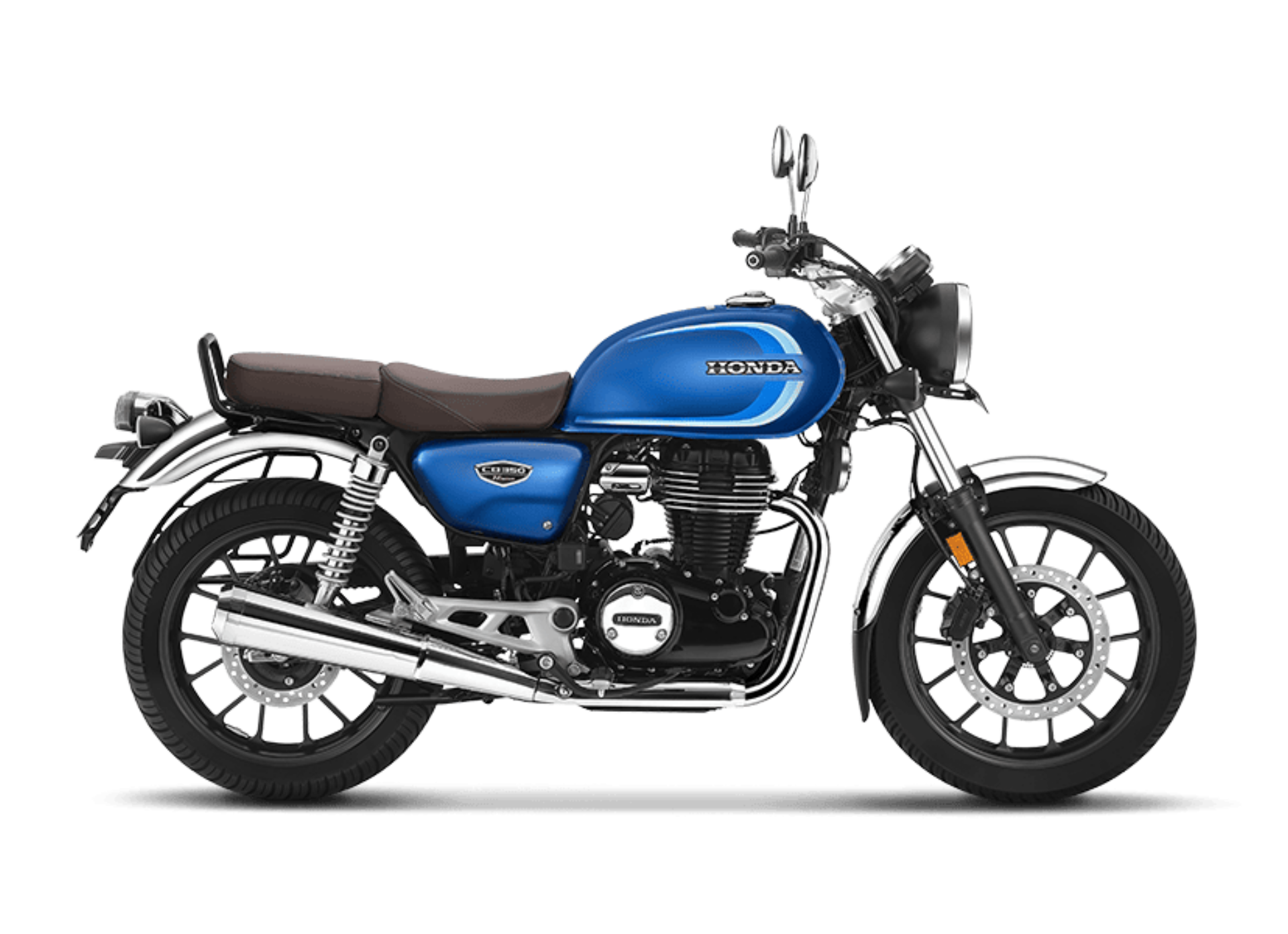 CB350 H'ness - DLX Pro Chrome Decent Blue Metallic